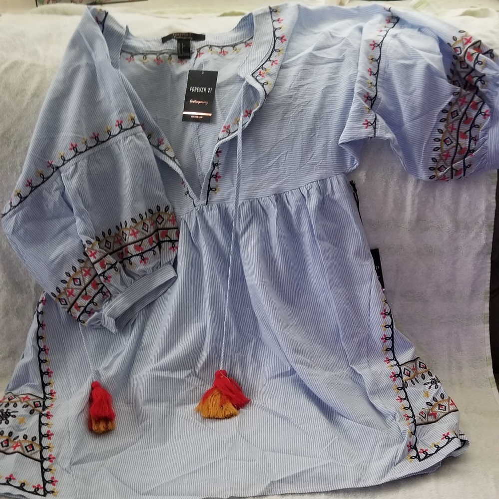 Large forever 21 blouse